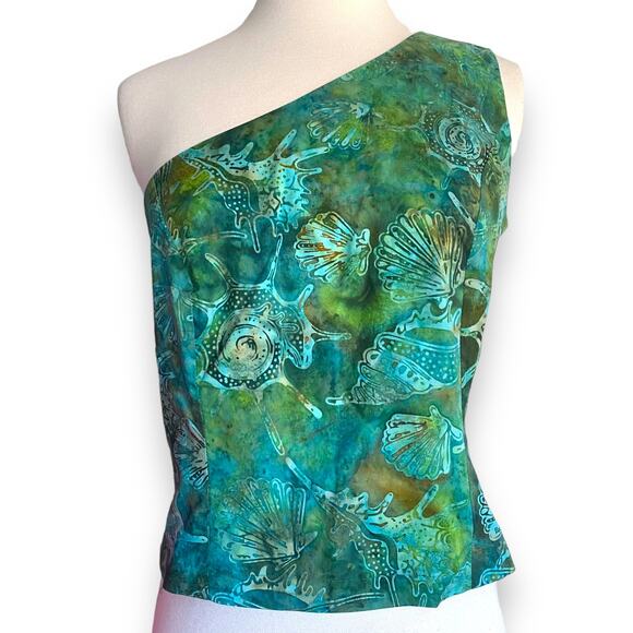 Elegant Green Floral Skirt Set - Picture 5 of 7